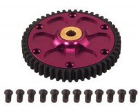 Шестерня ведомая (Спур) 49T металл (Purple): HPI SAVAGE - GH-2082