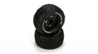 Шины перел|зад черные 1:10 2WD|4WD Ruckus - ECX43008