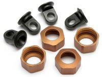 Крышка удара SHOCK CAPS FOR C8104, 8105 STD. BROWN 4PCS LIGHT. SERIES - HPI-HB24500