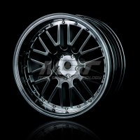Диски Silver black 10 spokes 2 ribs (+5) (4) - MST-102025SBK