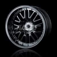 Диски Silver black 10 spokes 2 ribs (+8) (4) - MST-102026SBK