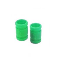 Соединитель силиконовый труба-патрубок 1|10 , Fluo Green (2шт) - GSC-CMS-10FG