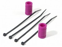 Соединитель силиконовый труба-патрубок 1|10 (PURPLE | 2шт) - HPI-72110