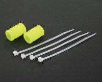 Соединитель силиконовый труба-патрубок  for 1|10, Fluo Yellow (2) - GSC-CMS-10FY