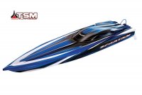 Радиоуправляемый катер Traxxas Spartan (ready to Bluetooth module) + NEW Fast Charger TSM RTR 2.4G - TRA57076-4