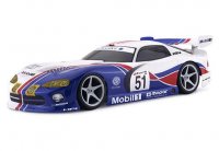 Модель шоссейного автомобиля HPI Super Nitro RS4 Dodge Viper GTS-R Body Kit 4WD масштаб 1:10 2.4G - HPI-481WE