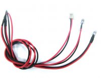 Комплект светодиодов LED 3 мм красного свечения  - LK-0008RD