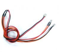 Комплект светодиодов LED 3 мм оранжевого свечения - LK-0008OR