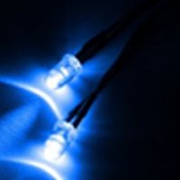 Светодиодный кабель 5.0 мм (синий) 2шт - 13830L02B