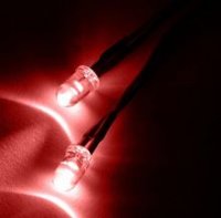 Светодиоды светлый 5.0 мм для формулы-1 (красного цвета) (1 pc for 1 pack) - 13830L05R