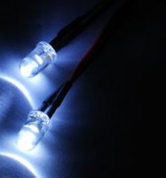 Светодиодный кабель 5.0 мм (белый) 2шт. - 13830L02W