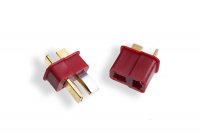 Разъем корпусной T Plug deans, пара папа-мама - GW-13-012