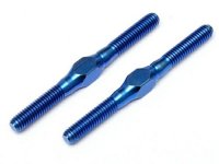 TITANIUM TURNBUCKLE M3X34MM (BLUE|2PCS) - HPI-61364