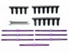TITANIUM TURNBUCKLE SET (PURPLE) - HPI-72227