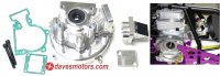 TS 2-Bolt Billet Reed Induction Crankcase for Large Scale RC Cars - DDM-DD351