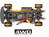 Модель шоссейного автомобиля HPI Micro RS4 Ford Fiesta ST RX43 2015 Ken Block 4WD RTR масштаб 1:18 2.4G - HPI-115387