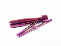 TURNBUCKLE M4X70MM (TITANIUM|PURPLE|2PCS) - HPI-93585