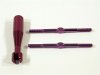TURNBUCKLE M4X70MM (TITANIUM|PURPLE|2PCS) - HPI-93585