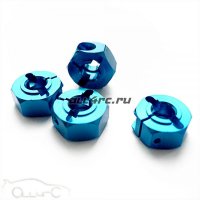 Адаптер колеса Wheel Hex Adapters, blue aluminum - SWS-6168-084