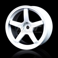 Диски White 5 spokes (+3) (4) - MST-102017W