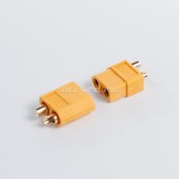 Переходники XT60 Male | Female LiPo LiFe NiMh Battery Connectors Yellow - SWS-1546002_y