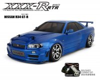 Модель раллийного автомобиля MST XXX-R NISSAN R34 GT-R 4WD RTR масштаб 1:10 2.4G - MST-531103