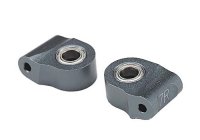 Yokomo Aluminium Lower Caster Block 7° Gun Metal - YKM-IB-41307G