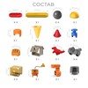 Конструктор Stick-O Construction Set, 26 элементов  - 902004
