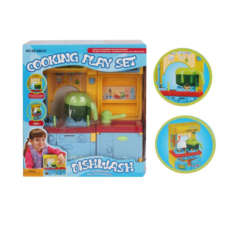 Игровой набор Кухня (плита, посуда, шкафы ) 08015 - Д23387