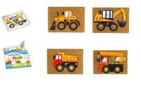 Набор для творчества Woodlandtoys Веселые гвоздики. Строительная техника - 146105