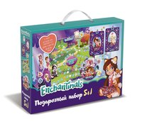 Настольная игра Origami Набор подарочный Enchantimals 5в1 - 06780