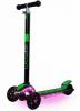 Самокат Y-SCOO MAXI Laser Show black|green - 5857