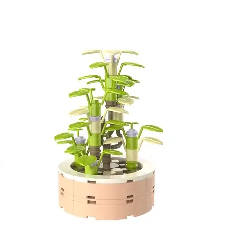 Конструктор RTOY 3D из миниблоков Plante Цветок в горшке, 54 элементов - JK2710-3