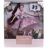 Кукла ABtoys *Amelia. Летний вечер* с диадемой в розовом блестящем платье с двухслойной юбкой, темные волосы 30см - PT-01635