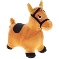 Лошадка-попрыгунчик Наша игрушка, коричневая - 63800