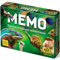 Настольная игра Нескучные игры Мемо *Удивительные животные* - 7207