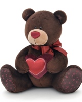 Мягкая игрушка Orange Toys Медведь мальчик Choco с сердцем 50 см - C003|50