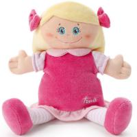 Мягкая кукла Trudi в малиновом платье, 27 см - 64420
