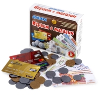03564 Игра настольная *Играем в магазин. Денежка*