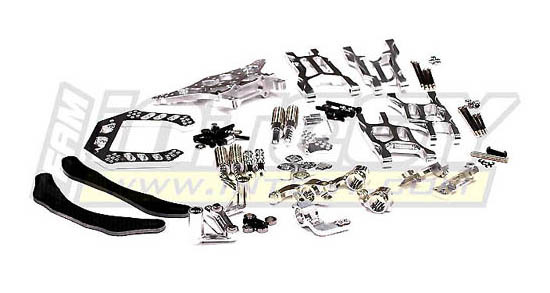 Комплект конверсии (серебро) для Traxxas 1|10 Electric Slash 2WD - T8013SILVER
