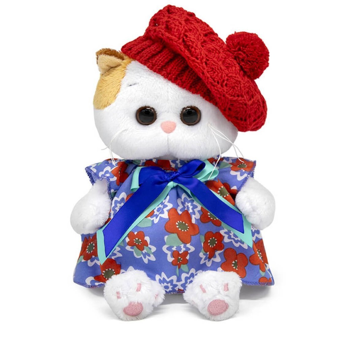 Мягкая игрушка Budi Basa *Кошечка Ли-Ли BABY в платье и ажурном берете*, 20 см - LB-068