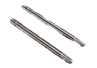Вал Shock shafts, steel, chrome finish (medium) (2) - TRA2655