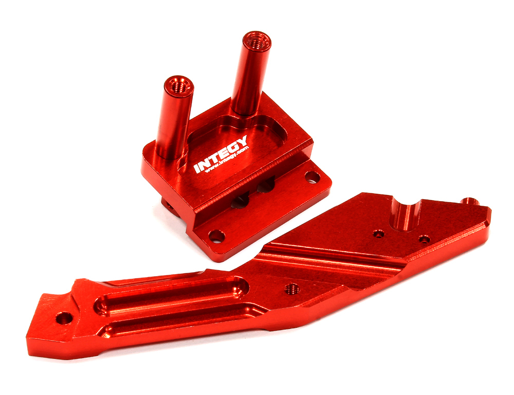 Задняя противоугонная пластина Rear Anti-Bending Plate for HPI 1|10 Bullet MT *Bullet ST - T8692RED