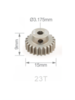 Шестерня алюминиевая Pinion gear 23T M0.6 для вала 3.17mm - SWS-M06-23T