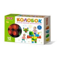 Конструктор Колобок (12 деталей), коробка - 03002пц