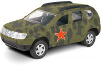 Машина Autogrand *RENAULT DUSTER* армейская 1:38, русская серия - 49494