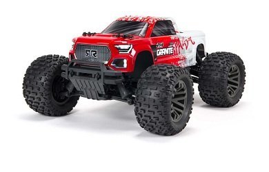 Радиоуправляемый монстр ARRMA GRANITE 4X4 V3 3S BLX 4WD ARTR масштаб 1:10 2.4G (красный) - ARA4302V3T2