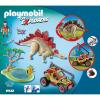Конструктор Playmobil Динозавры: Исследовательский транспорт со стегозавром - 9432pm