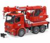 Автокран Bruder Mercedes-Benz Arocs с модулем со световыми и звуковыми эффектами, красный - 03-670