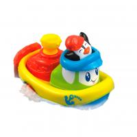 Заводная игрушка для ванны Hap-p-Kid *Кораблик* Пингвин - 4326